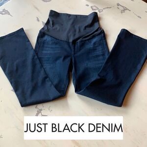 New. Just Black flare maternity jeans. 26P. NWOT